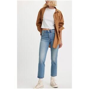 Levi’s Women’s Sz 32 High Rise Wedgie Jeans Straight Leg Medium Wash Denim